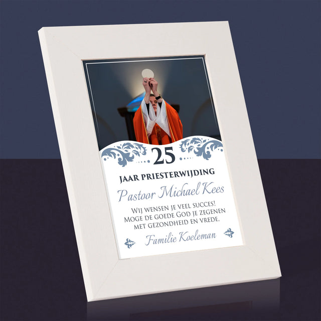 Foto En Handtekening: Priesterjubileum - Fotokader (Horziontaal)