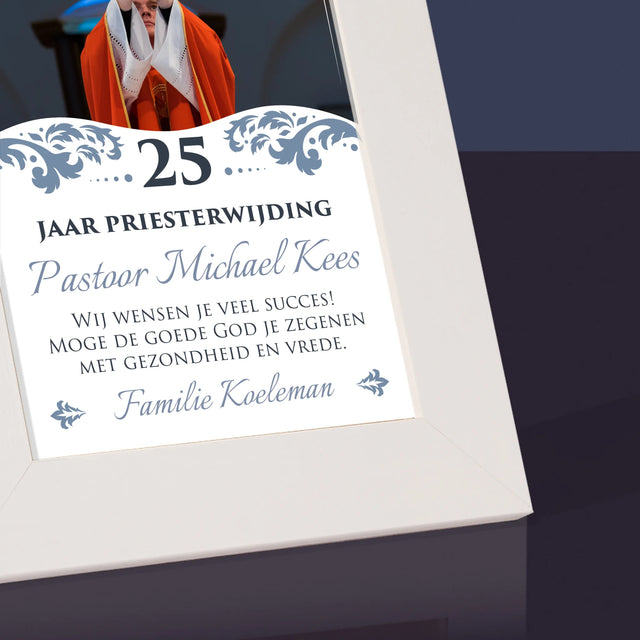 Foto En Handtekening: Priesterjubileum - Fotokader (Horziontaal)