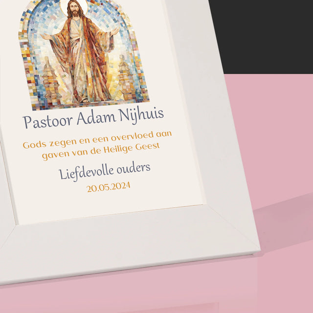 Naam En Handtekening : Priesterwijding - Fotokader (Horziontaal)