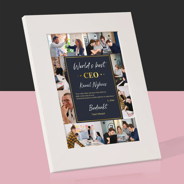 Fotocollage: World’S Best Ceo - Fotokader (Horziontaal)
