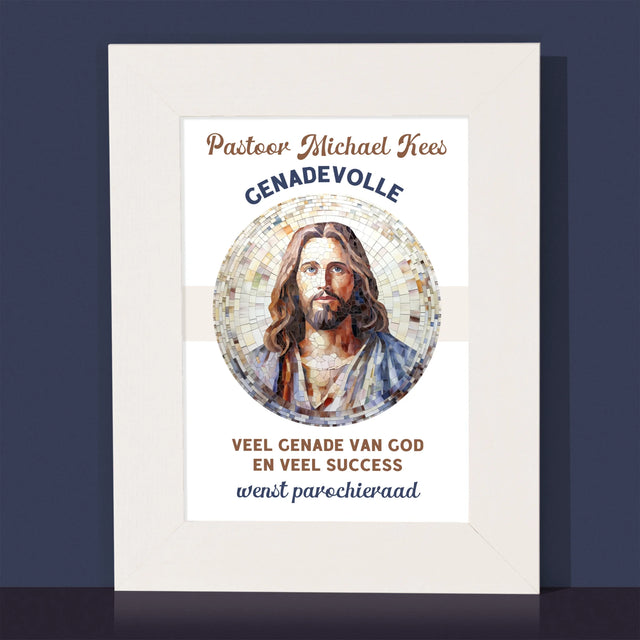 Naam En Handtekening : Genadevolle Priester - Fotokader (Horziontaal)