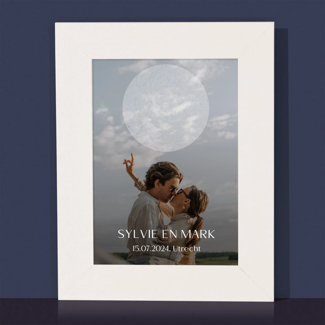 Starrenkaart: Bruiloft - Fotokader (Horziontaal)