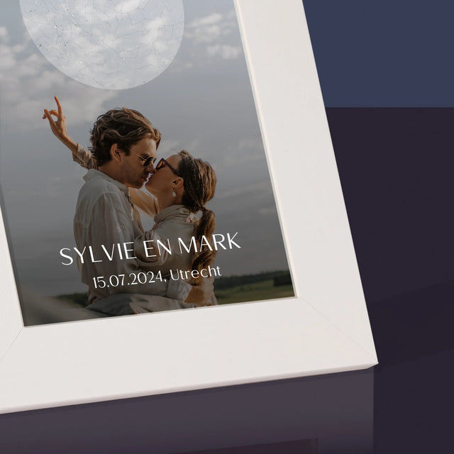 Starrenkaart: Bruiloft - Fotokader (Horziontaal)