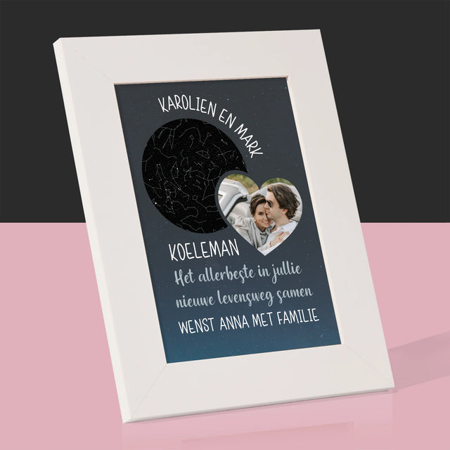 Starrenkaart: Nieuwe Levensweg, Trouw - Fotokader (Horziontaal)