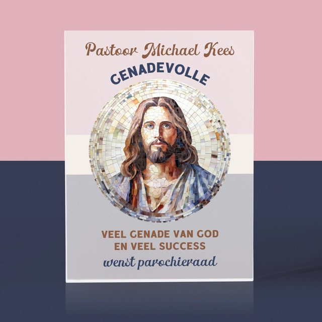 Naam En Handtekening : Genadevolle Priester - Acryl Blok