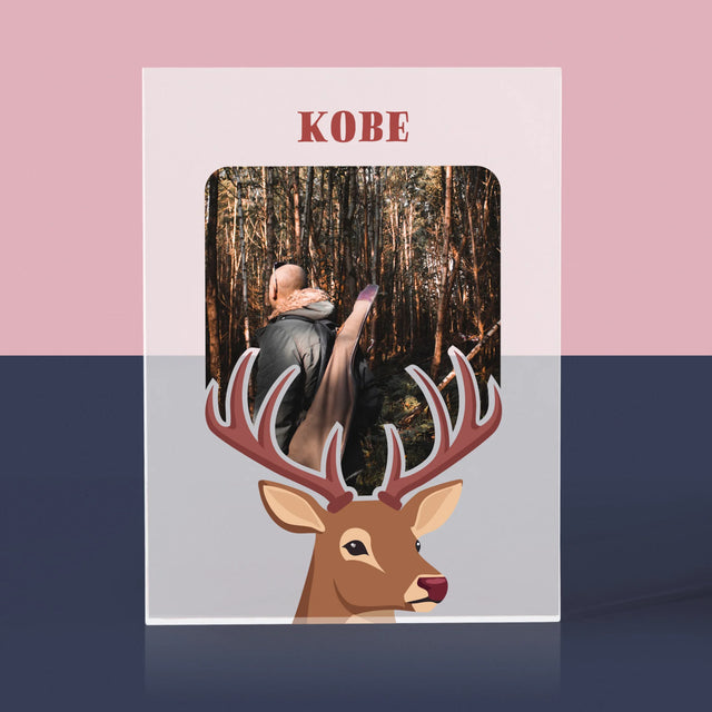 Foto En Handtekening: Hert - Acryl Blok