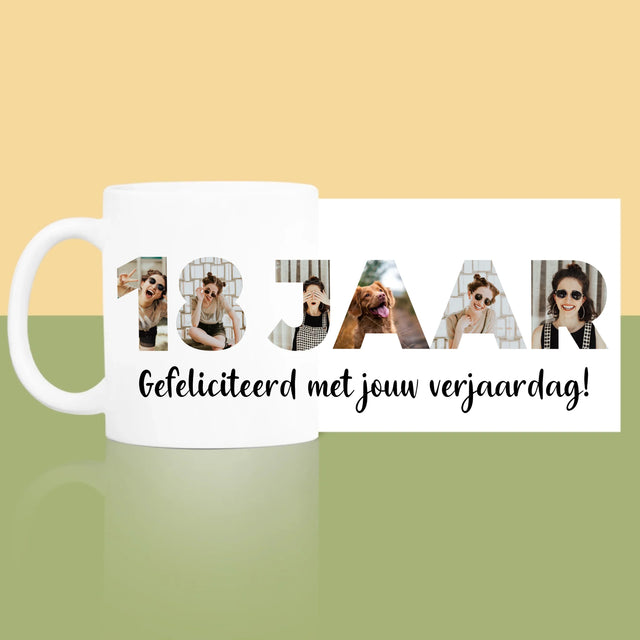 Woord Van Foto'S: 18 Jaar - Mok