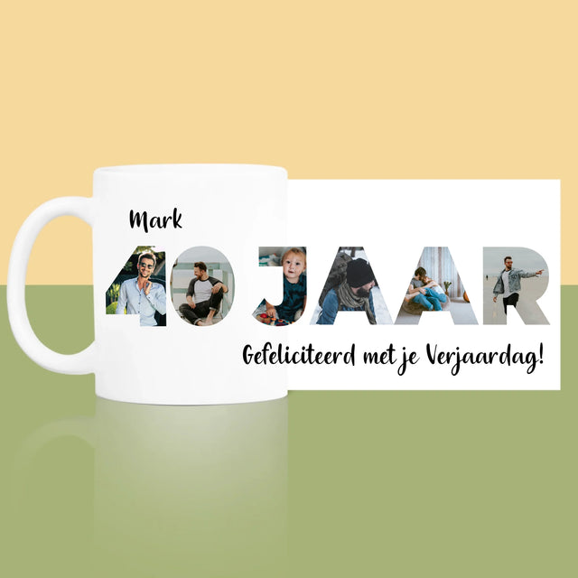 Woord Van Foto'S: 40 Jaar - Mok