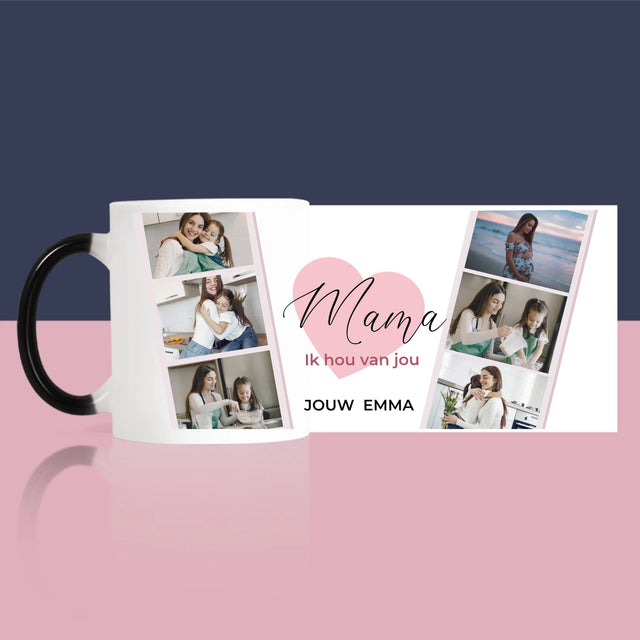 Fotocollage: Mama - Mok