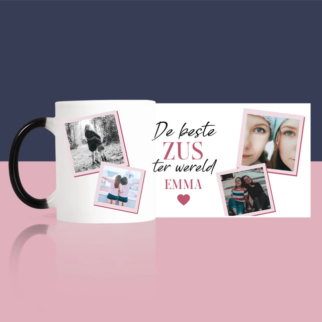 Fotocollage: De Beste Zus - Mok