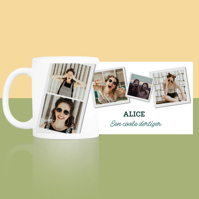 Fotocollage: Een Coole Dertiger - Mok