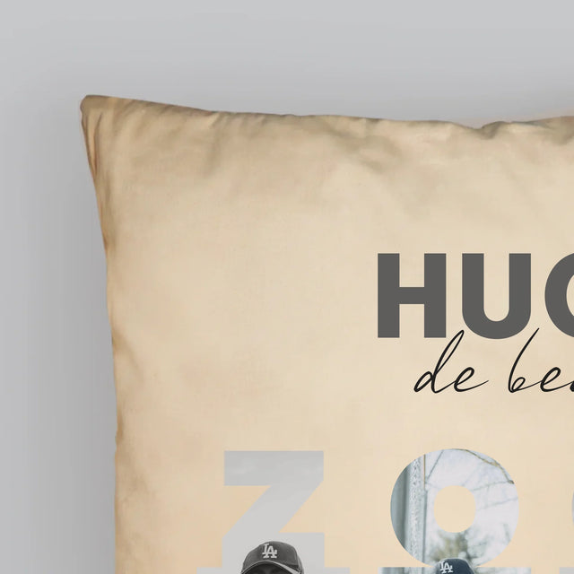 Fotocollage: De Beste Zoon - Kussen (Foto)