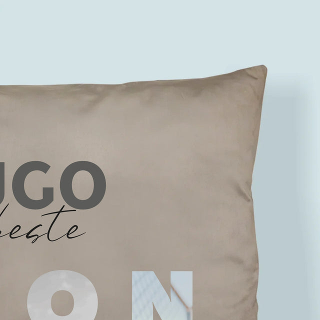 Fotocollage: De Beste Zoon - Kussen (Foto)