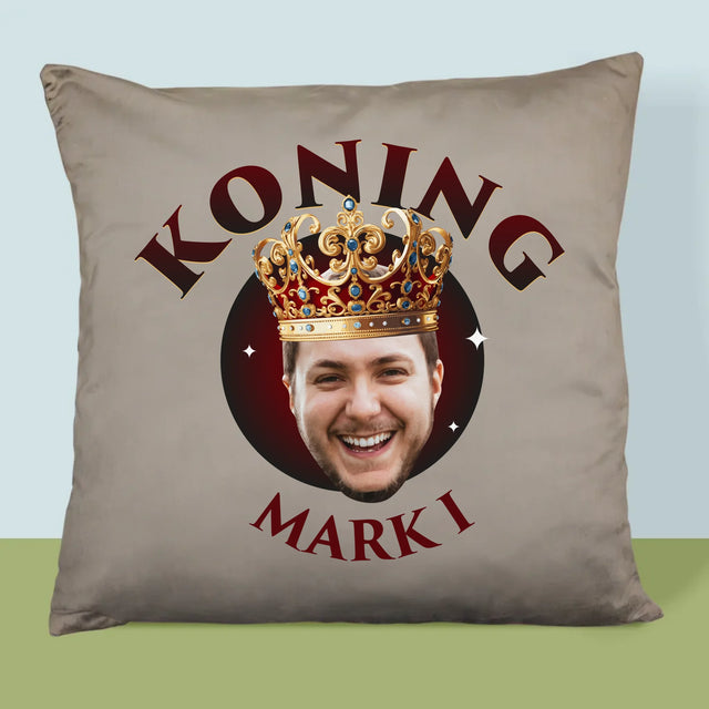 Foto En Handtekening: Koning - Kussen (Foto)
