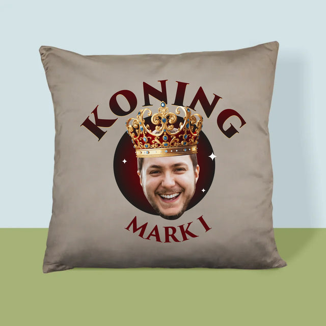 Foto En Handtekening: Koning - Kussen (Foto)