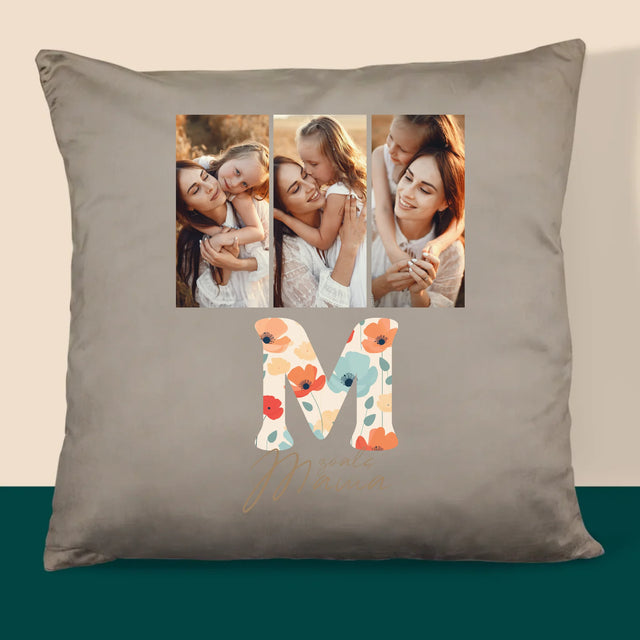 Fotocollage: M Zoals Mama - Kussen (Foto)