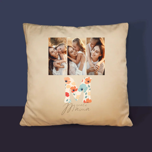 Fotocollage: M Zoals Mama - Kussen (Foto)