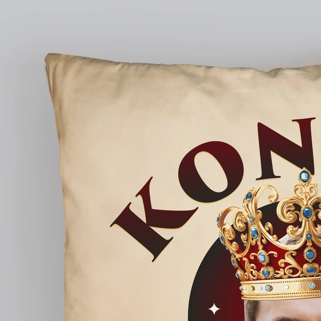 Foto En Handtekening: Koning - Kussen (Foto)