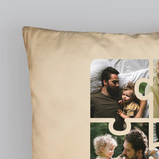Fotocollage: Fotopuzzel, Papa - Kussen (Foto)