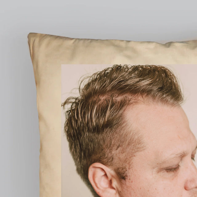 Foto En Handtekening: Eerste Vaderdag - Kussen (Foto)