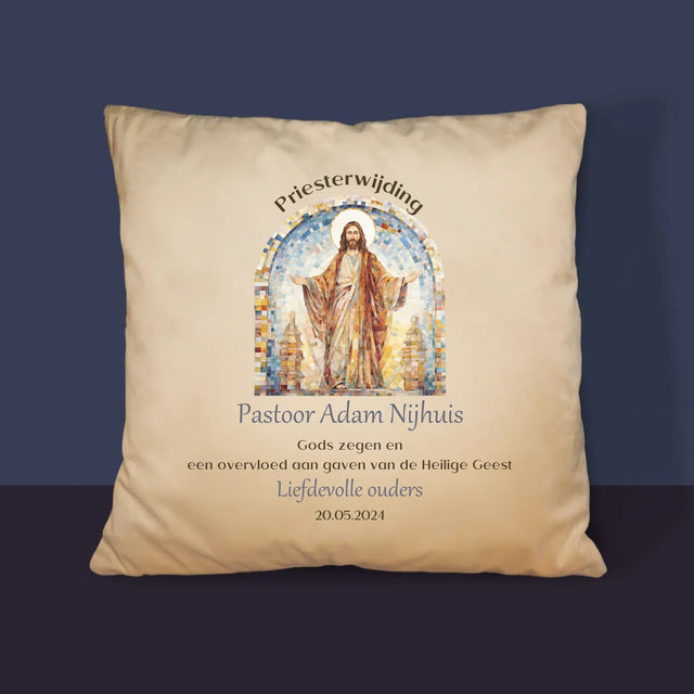Naam En Handtekening : Priesterwijding - Kussen (Foto)
