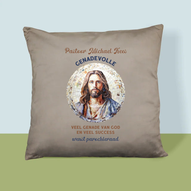 Naam En Handtekening : Genadevolle Priester - Kussen (Foto)