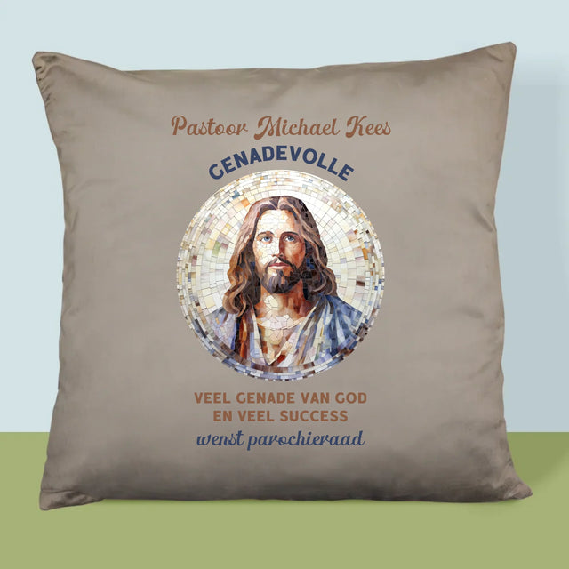 Naam En Handtekening : Genadevolle Priester - Kussen (Foto)