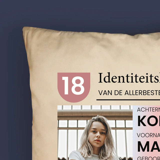 Foto En Handtekening: Identiteitskaart - Kussen (Foto)