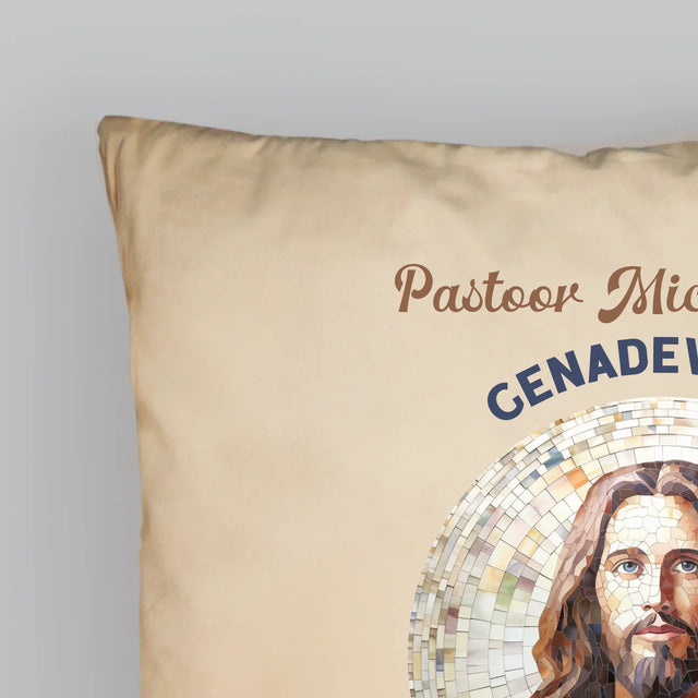 Naam En Handtekening : Genadevolle Priester - Kussen (Foto)