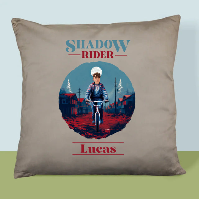 Jouw Karakter: Shadow Rider - Kussen (Foto)