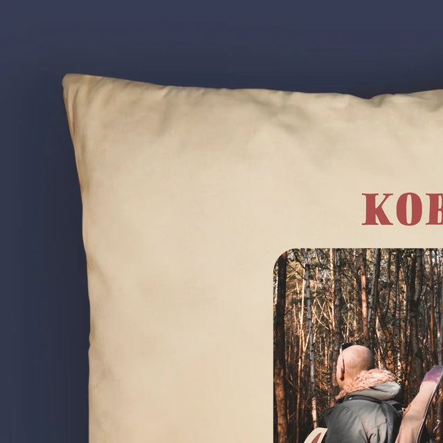 Foto En Handtekening: Hert - Kussen (Foto)