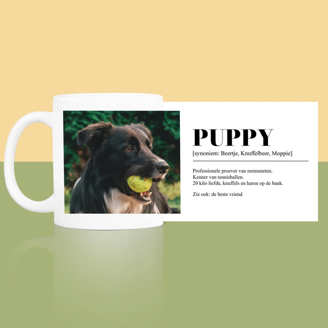 Foto En Handtekening: Huisdier Definitie - Mok