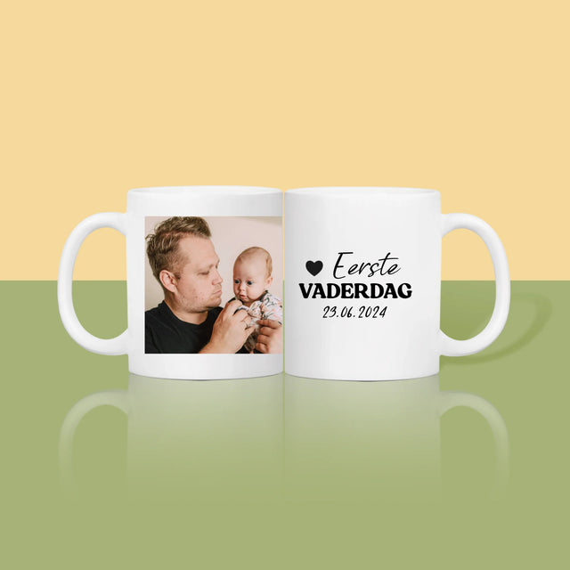 Foto En Handtekening: Eerste Vaderdag - Mok