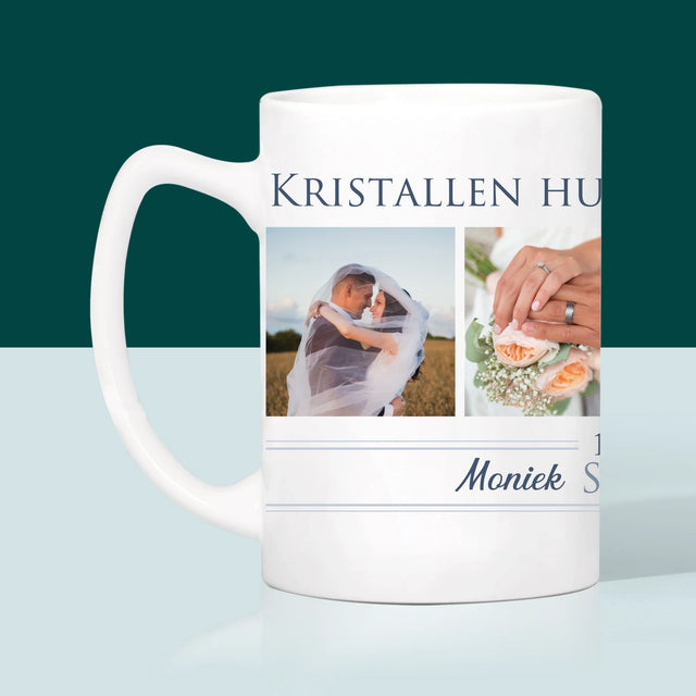 Fotocollage: 15 Jaar Samen - Mok