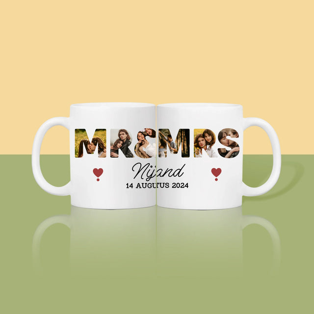Woord Van Foto'S: Mr&Mrs - Mok