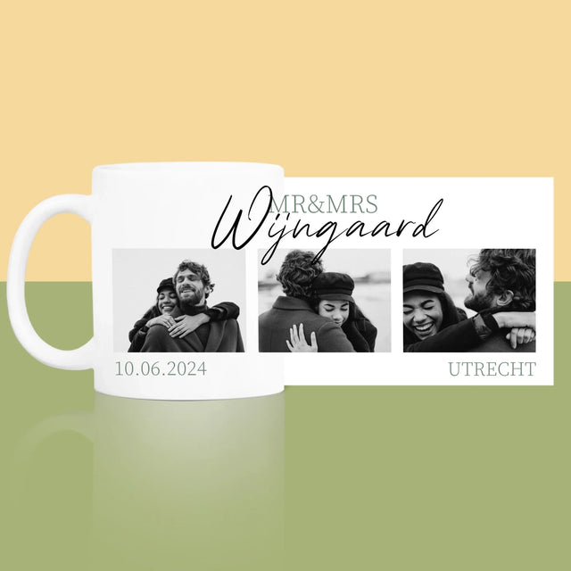 Fotocollage: Mr&Mrs Trouw - Mok