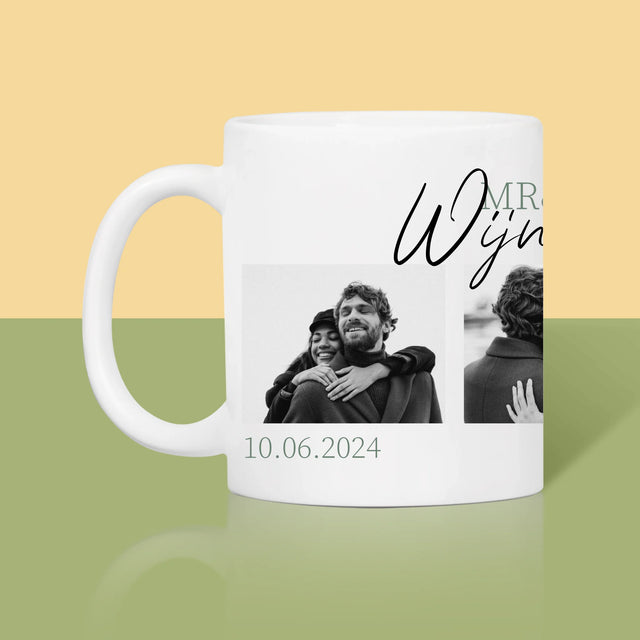 Fotocollage: Mr&Mrs Trouw - Mok