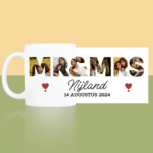 Woord Van Foto'S: Mr&Mrs - Mok