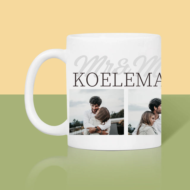 Fotocollage: Mr&Mrs Datum - Mok