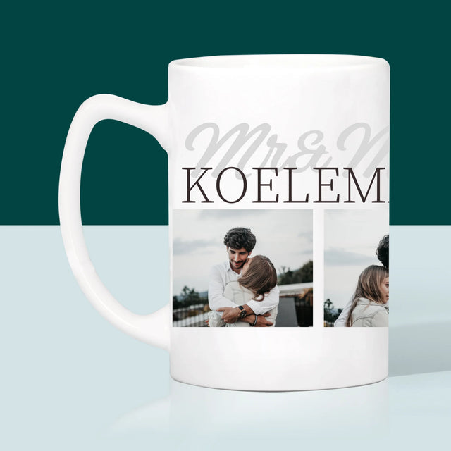 Fotocollage: Mr&Mrs Datum - Mok