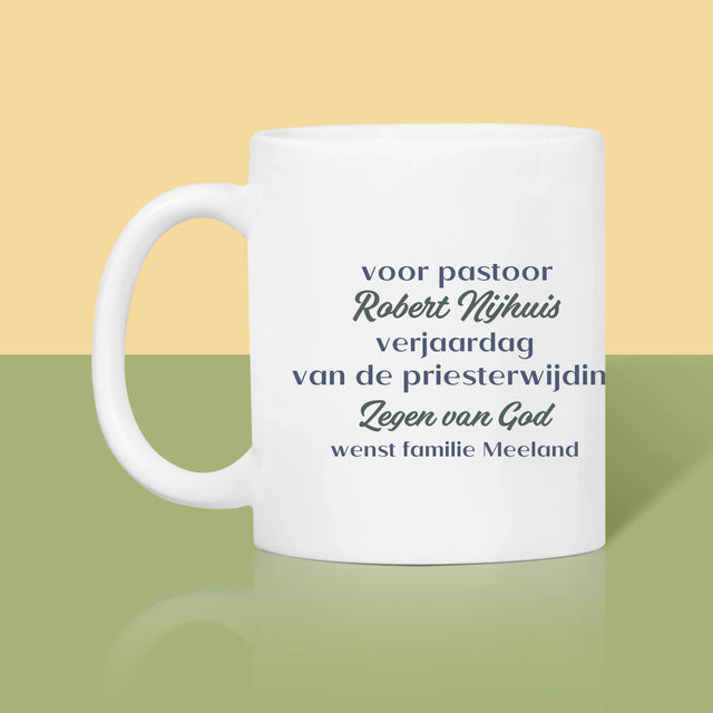 Naam En Handtekening : Verjaardag Priesterwijding - Mok