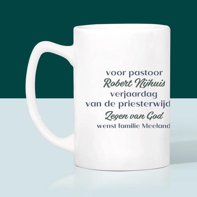 Naam En Handtekening : Verjaardag Priesterwijding - Mok