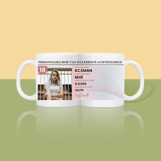 Foto En Handtekening: Identiteitskaart - Mok