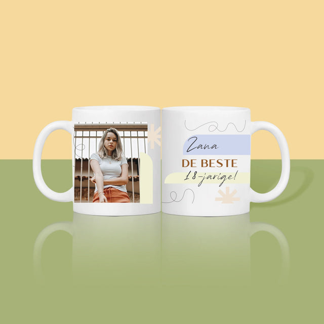 Foto En Handtekening: De Beste 18-Jarige - Mok