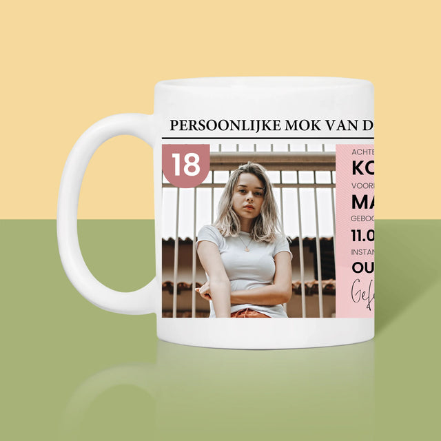 Foto En Handtekening: Identiteitskaart - Mok