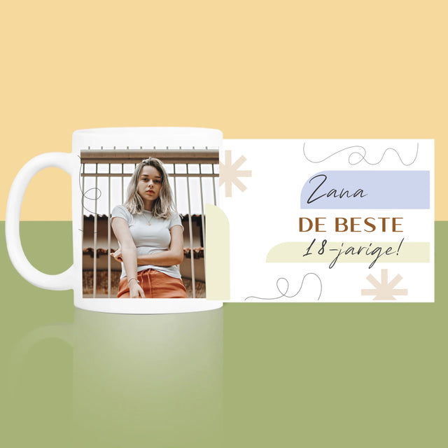 Foto En Handtekening: De Beste 18-Jarige - Mok