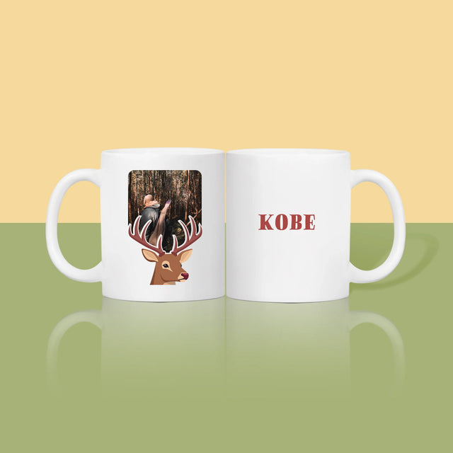 Foto En Handtekening: Hert - Mok