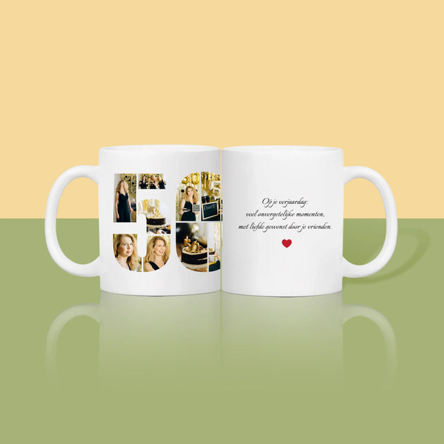 Vorm Van Foto'S: 50E Verjaardag Wensen - Mok