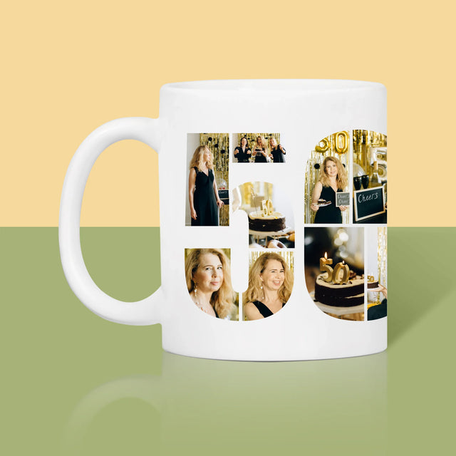 Vorm Van Foto'S: 50E Verjaardag Wensen - Mok