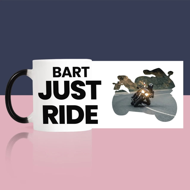 Vorm Van Foto'S: Just Ride - Mok